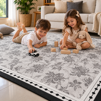 [LEVE 2 PAGUE 1] Tapete Estampado Mirela em Algodão e Nylon (Leveza, Beleza e Conforto!)